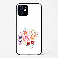 Flower Design Abstract 1 Glass Case Phone Cover For iPhone 12 Mini