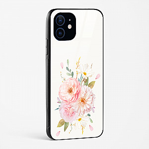 Flower Design Abstract 2 Glass Case Phone Cover For iPhone 12 Mini