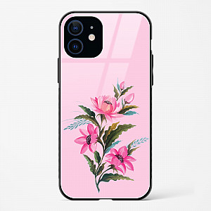 Flower Design Abstract 4 Glass Case Phone Cover For iPhone 12 Mini