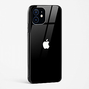 Rich Black Glossy Glass Case for iPhone 12 Mini