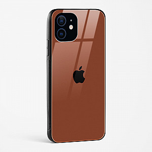 Brown Glass Case for iPhone 12 Mini