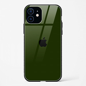 Dark Green Glass Case for iPhone 12 Mini