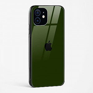 Dark Green Glass Case for iPhone 12 Mini