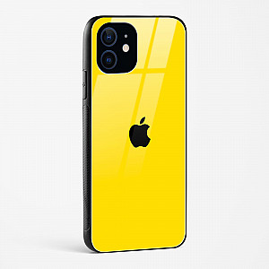 Yellow Glass Case for iPhone 12 Mini