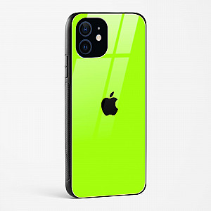 Neon Green Glass Case for iPhone 12 Mini