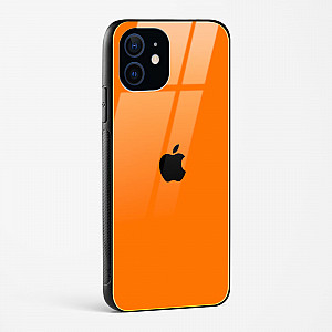 Orange Glass Case for iPhone 12 Mini