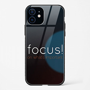 Focus Quote Glass Case for iPhone 12 Mini