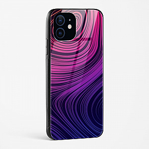 Spiral Design Glass Case for iPhone 12 Mini