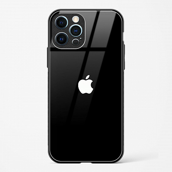 Rich Black Glossy Glass Case for iPhone 12 Pro