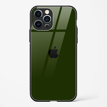 Dark Green Glass Case for iPhone 12 Pro Max