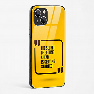 Get Started Glass Case Phone Cover For iPhone 13