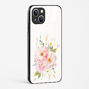 Flower Design Abstract 2 Glass Case Phone Cover For iPhone 13