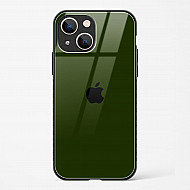 Dark Green Glass Case for iPhone 13