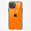 Orange Glass Case for iPhone 13