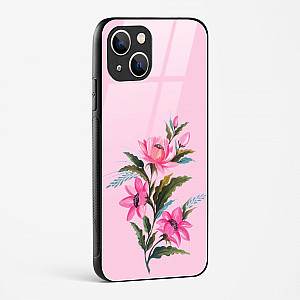 Flower Design Abstract 4 Glass Case Phone Cover For iPhone 13 Mini