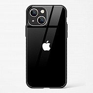 Rich Black Glossy Glass Case for iPhone 13 Mini