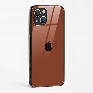 Brown Glass Case for iPhone 13 Mini