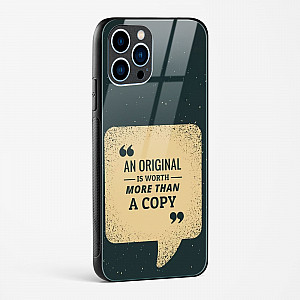 Original Is Worth Glass Case Phone Cover For iPhone 13 Pro