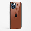 Brown Glass Case for iPhone 13 Pro