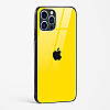 Yellow Glass Case for iPhone 13 Pro