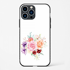 Flower Design Abstract 1 Glass Case Phone Cover For iPhone 13 Pro Max