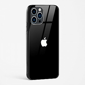 Rich Black Glossy Glass Case for iPhone 13 Pro Max