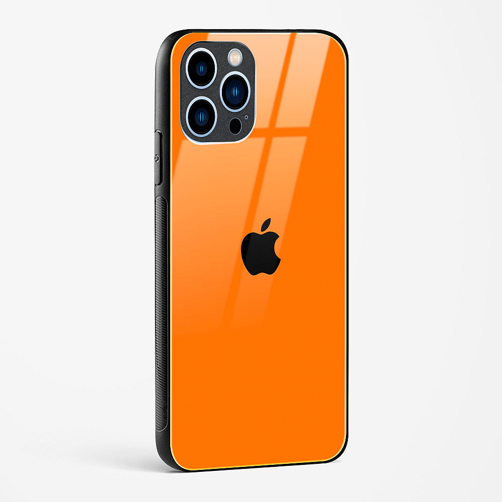 Buy Orange Glass Case for iPhone 13 Pro Max
