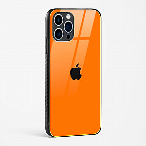 Orange Glass Case for iPhone 13 Pro Max