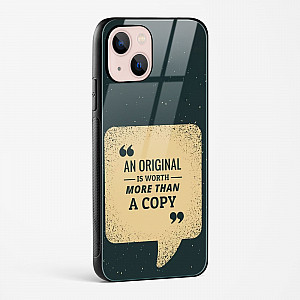 Original Is Worth Glass Case Phone Cover For iPhone 15