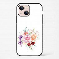 Flower Design Abstract 1 Glass Case Phone Cover For iPhone 14