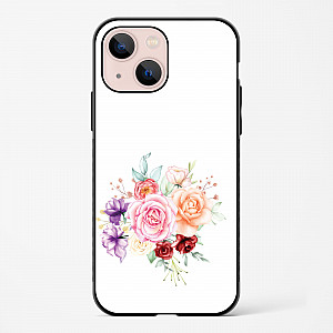 Flower Design Abstract 1 Glass Case Phone Cover For iPhone 14