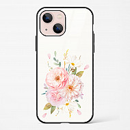 Flower Design Abstract 2 Glass Case Phone Cover For iPhone 14