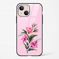 Flower Design Abstract 4 Glass Case Phone Cover For iPhone 15