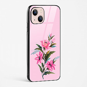 Flower Design Abstract 4 Glass Case Phone Cover For iPhone 15