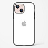 Pure White Glossy Glass Case for iPhone 15
