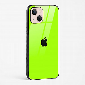 Neon Green Glass Case for iPhone 14