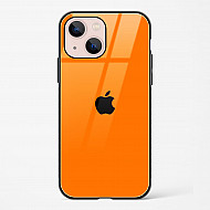 Orange Glass Case for iPhone 14