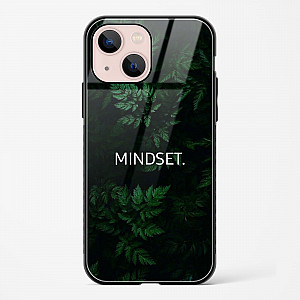 Mindset Quote Glass Case for iPhone 15