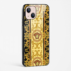 Versace Design Glass Case for iPhone 14