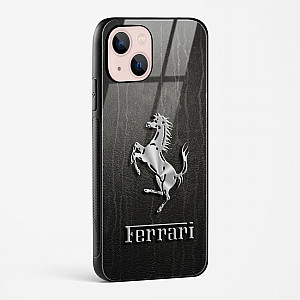 Ferrari Glass Case for iPhone 15