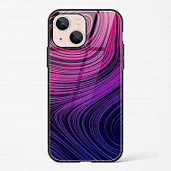 Spiral Design Glass Case for iPhone 14