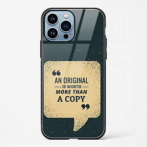 Original Is Worth Glass Case Phone Cover For iPhone 15 Plus