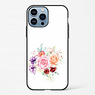 Flower Design Abstract 1 Glass Case Phone Cover For iPhone 15 Plus