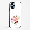 Flower Design Abstract 1 Glass Case Phone Cover For iPhone 14 Plus