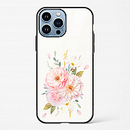Flower Design Abstract 2 Glass Case Phone Cover For iPhone 14 Plus
