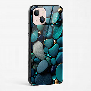Pebble Design Glass Case for iPhone 15 Plus
