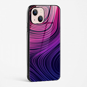 Spiral Design Glass Case for iPhone 15 Plus