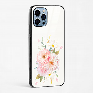 Flower Design Abstract 2 Glass Case Phone Cover For iPhone 15 Pro
