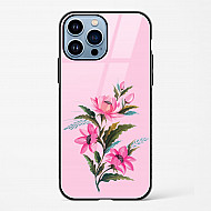Flower Design Abstract 4 Glass Case Phone Cover For iPhone 15 Pro