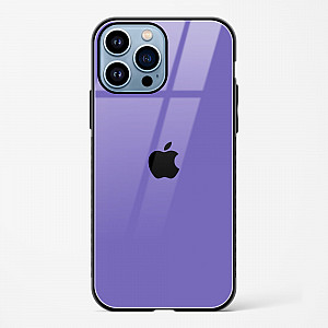 Purple Glass Case for iPhone 15 Pro
